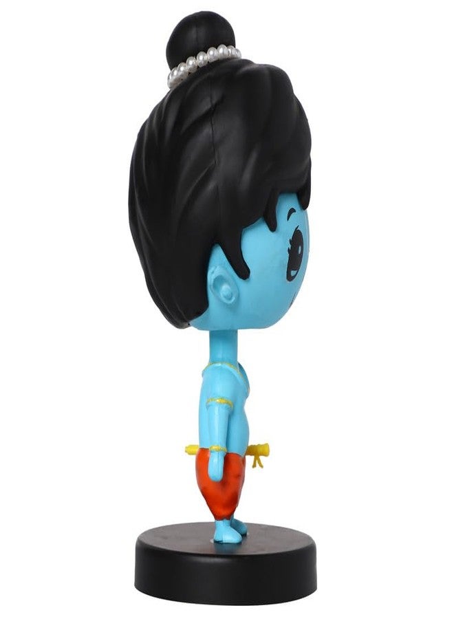 omuda Super Hero Action Figure Limited Edition Bobblehead with Car Holder for Car Dashboard, Office Desk & Study Table (Krishna) - Image 3